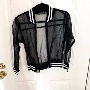 Mesh bomber jacket SOLD